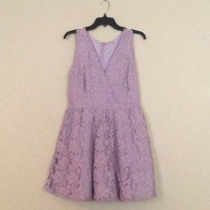 Purple Lace Dress